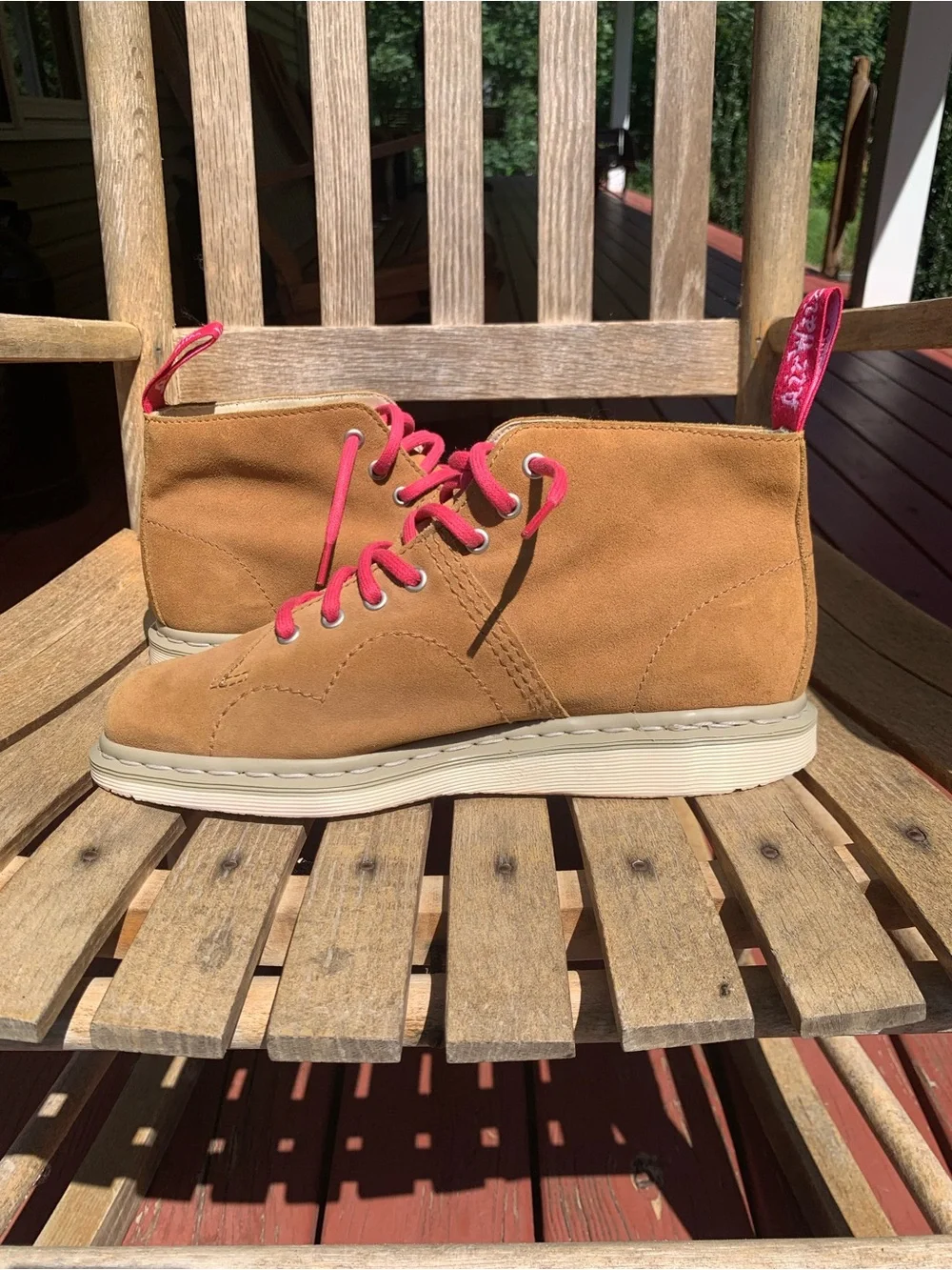 Dr. Martens Philip Suede Leather 7 Eyelet Monkey Boots